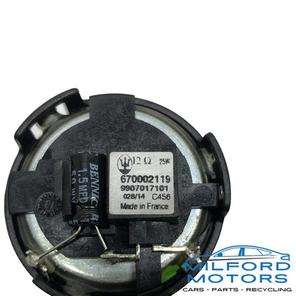 Pair of Door Speakers Tweeter Fits 2016 Maserati Ghibli Sedan 3.0L