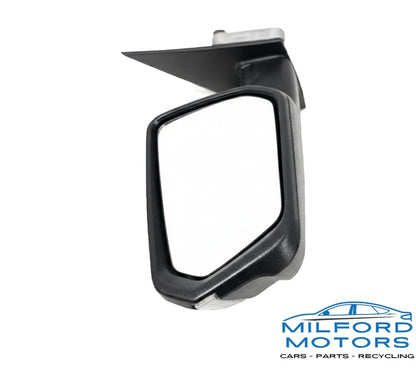 Black Textured Driver Side Door View Mirror Fits 2018-2024 Chevrolet Equinox L4