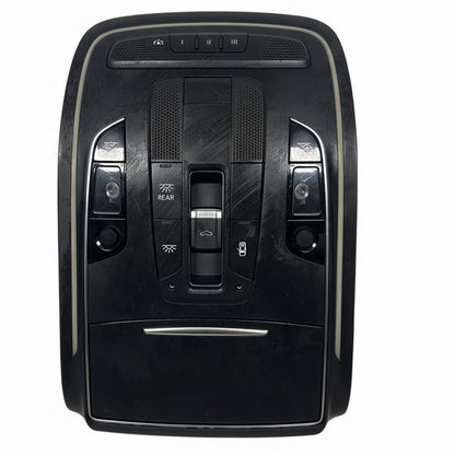 Front Roof Overhead Console Fits 2014 Audi S8 Sedan 4.0L ID: 4H0947135BK