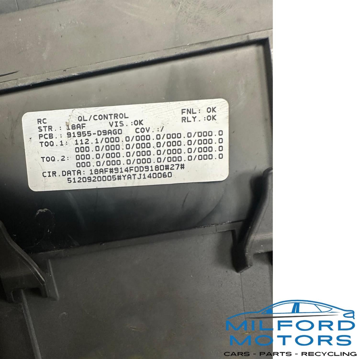 Fuse Box Engine Conventional Ignition Fits 20-2022 Kia Sportage 2.4L 914F0-D9180
