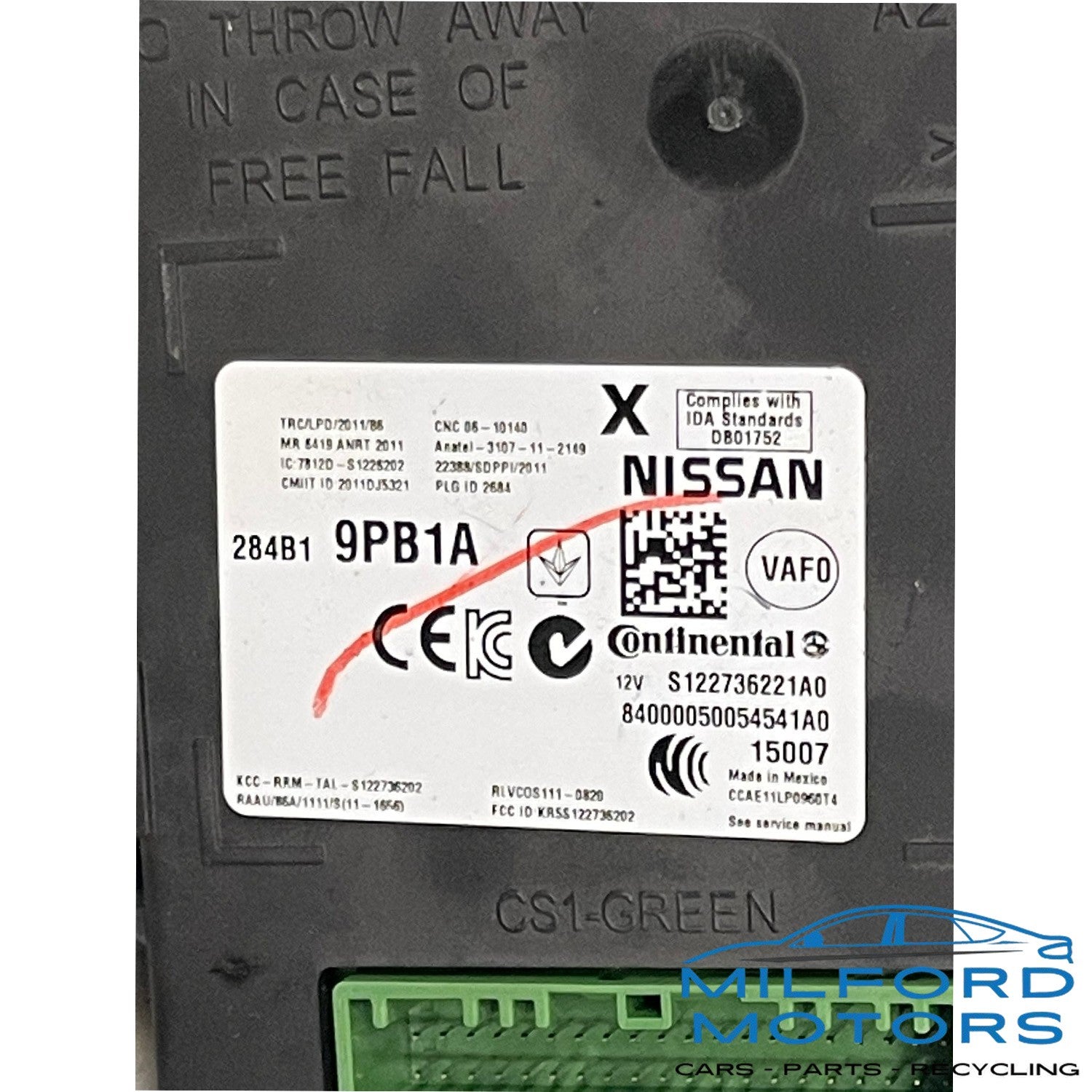 Body Control Module BCM Fits 13-2015 Nissan Pathfinder Infiniti JX35 284B19PB1A