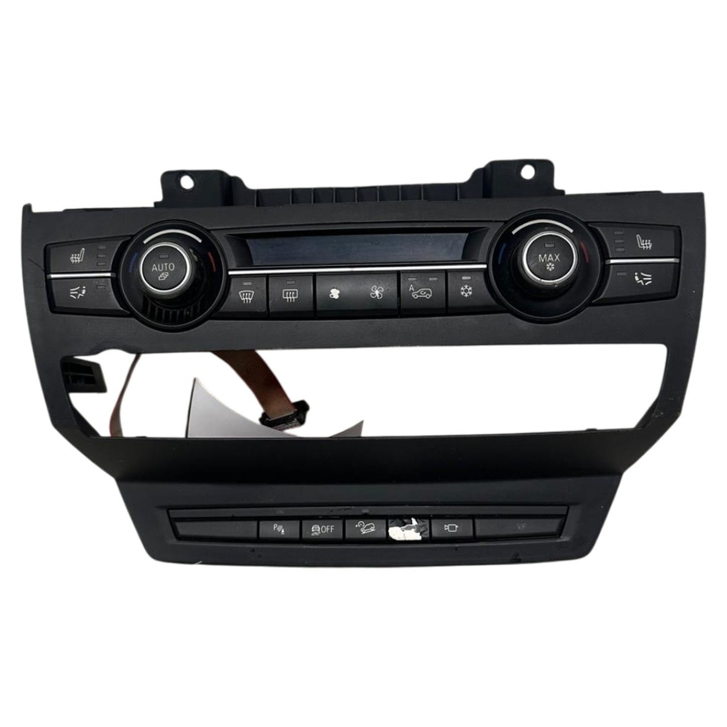 Black Front Automatic Temperature Control Fits 2007-2014 BMW X5 / X5M / X6 / X6M