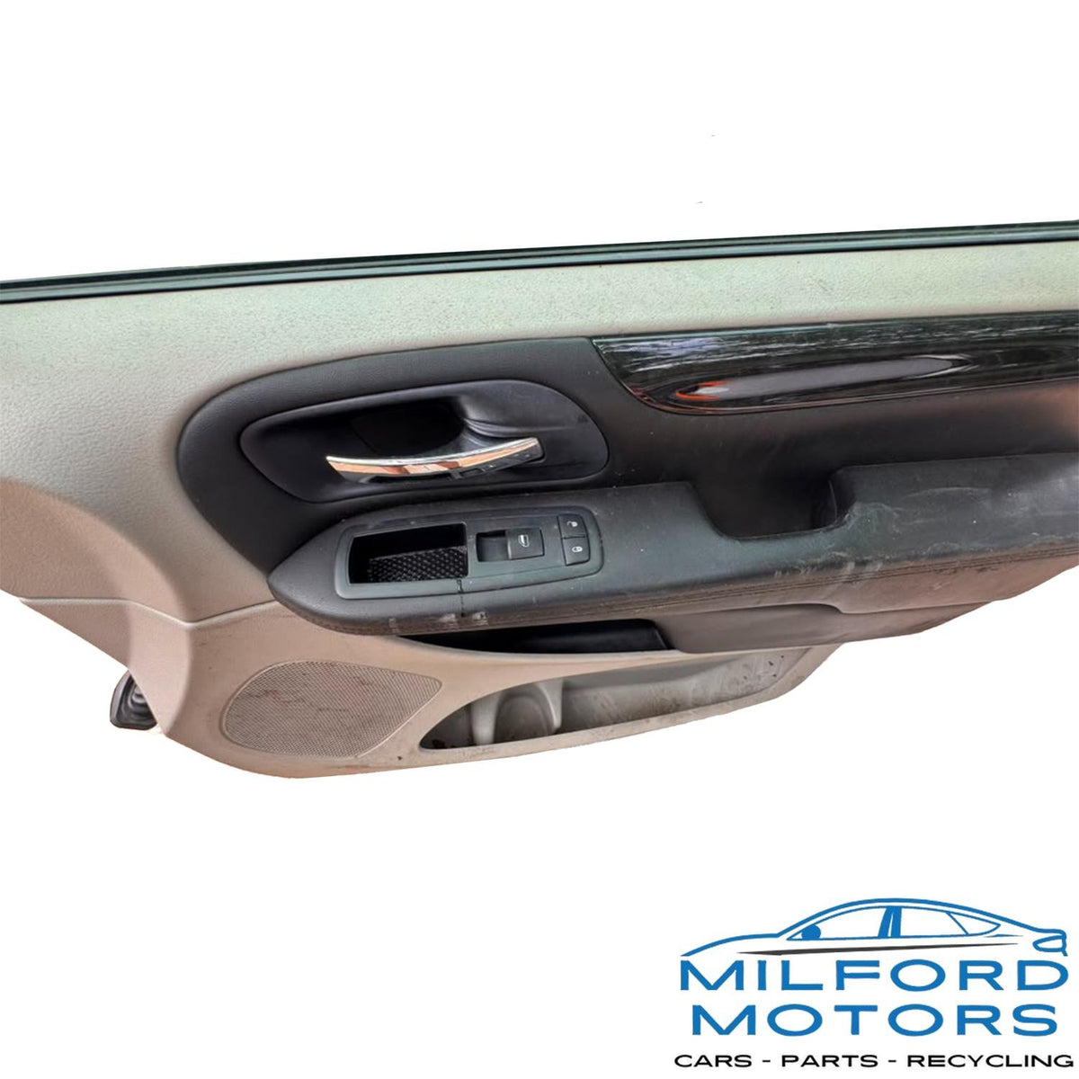 Right Front Electric Door Panel Gray Fits 2008-2019 Grand Caravan Town & Country