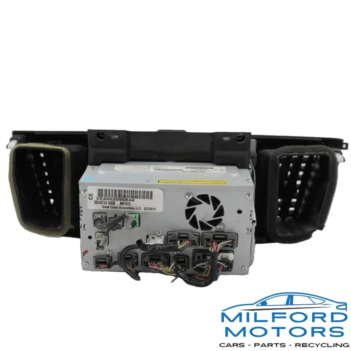 Audio Equipment Radio Receiver & Face Panel - 2013 Honda Accord EX-L Coupe 2.4L