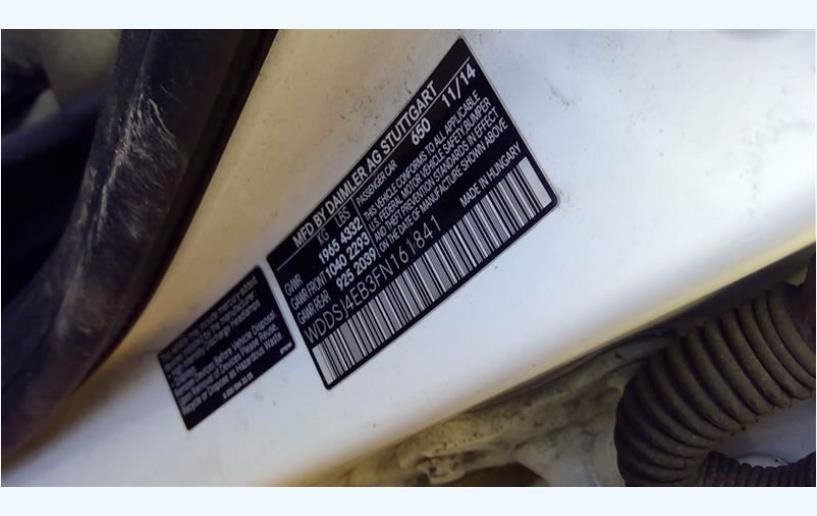 Passenger Side Front Door Assembly Fits 14-2019 Mercedes-Benz CLA250 CLA45 2.0L