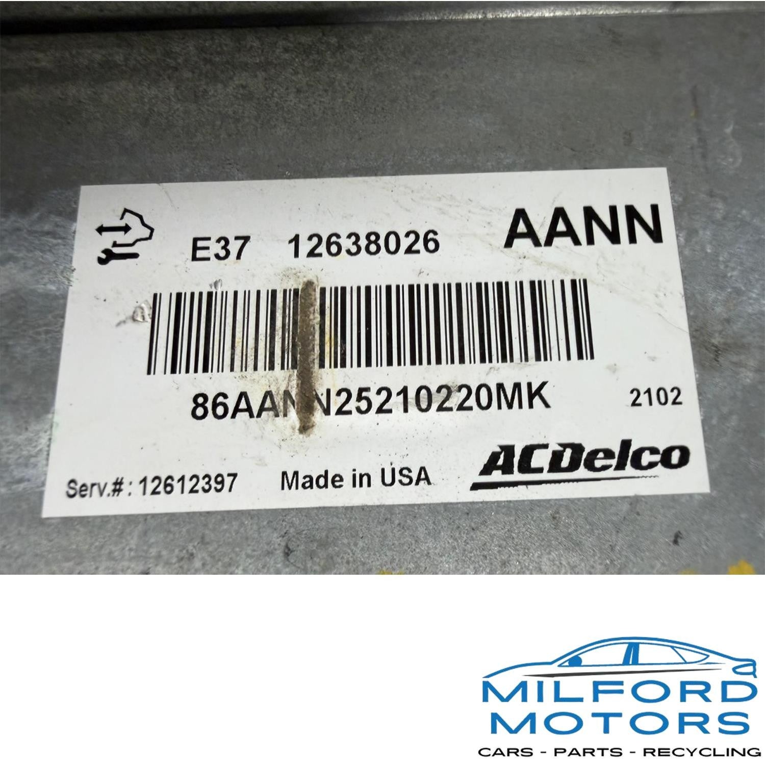 Electronic Control Module (ECM) Fits 07-12 Chevy Malibu Saturn Aura L4 12612397