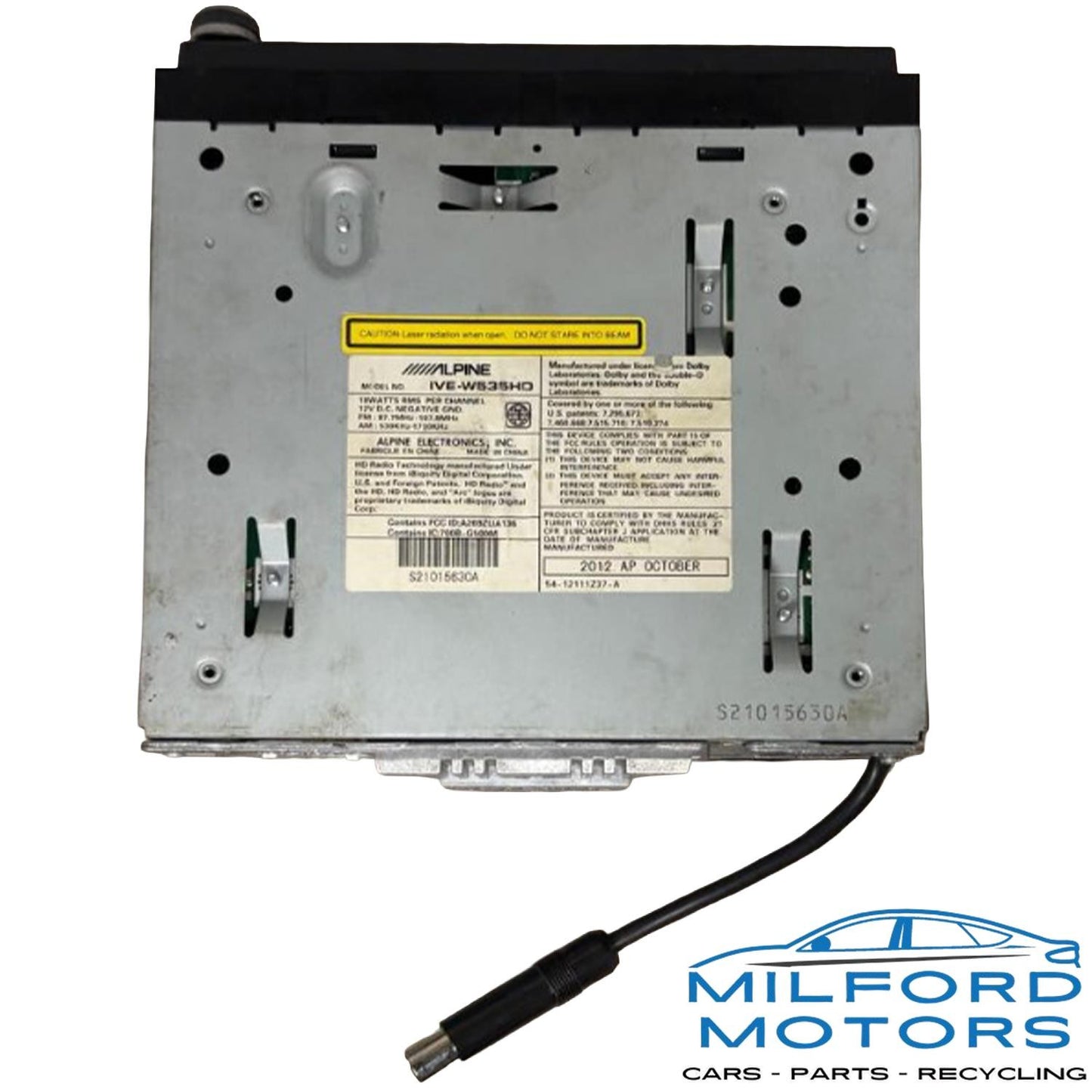 Aftermarket Audio Equipment Radio Fits 2009 Subaru Impreza WRX Sedan 2.5L