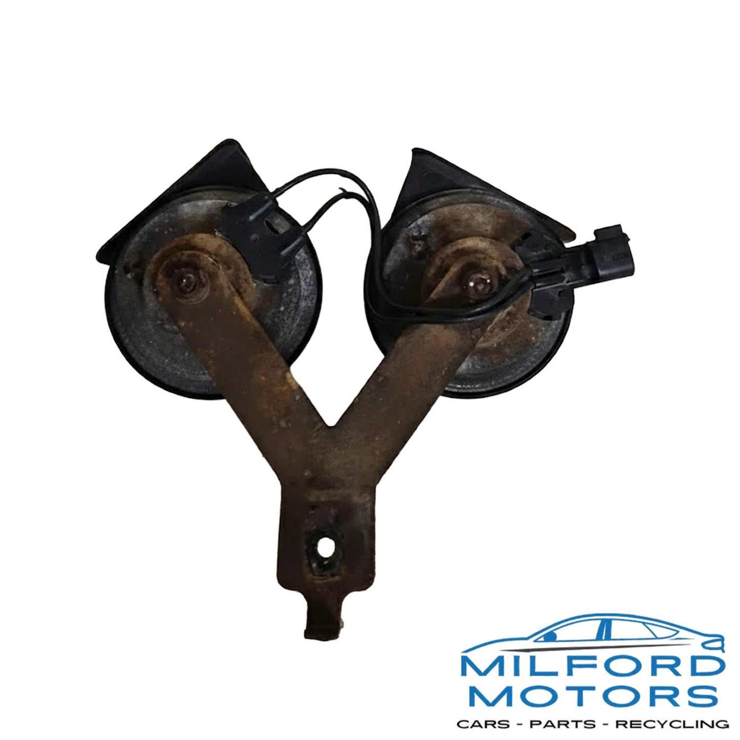 Horn w/ Bracket Fits 2018 Ford E-350 Super Duty 6.2L 613-999599