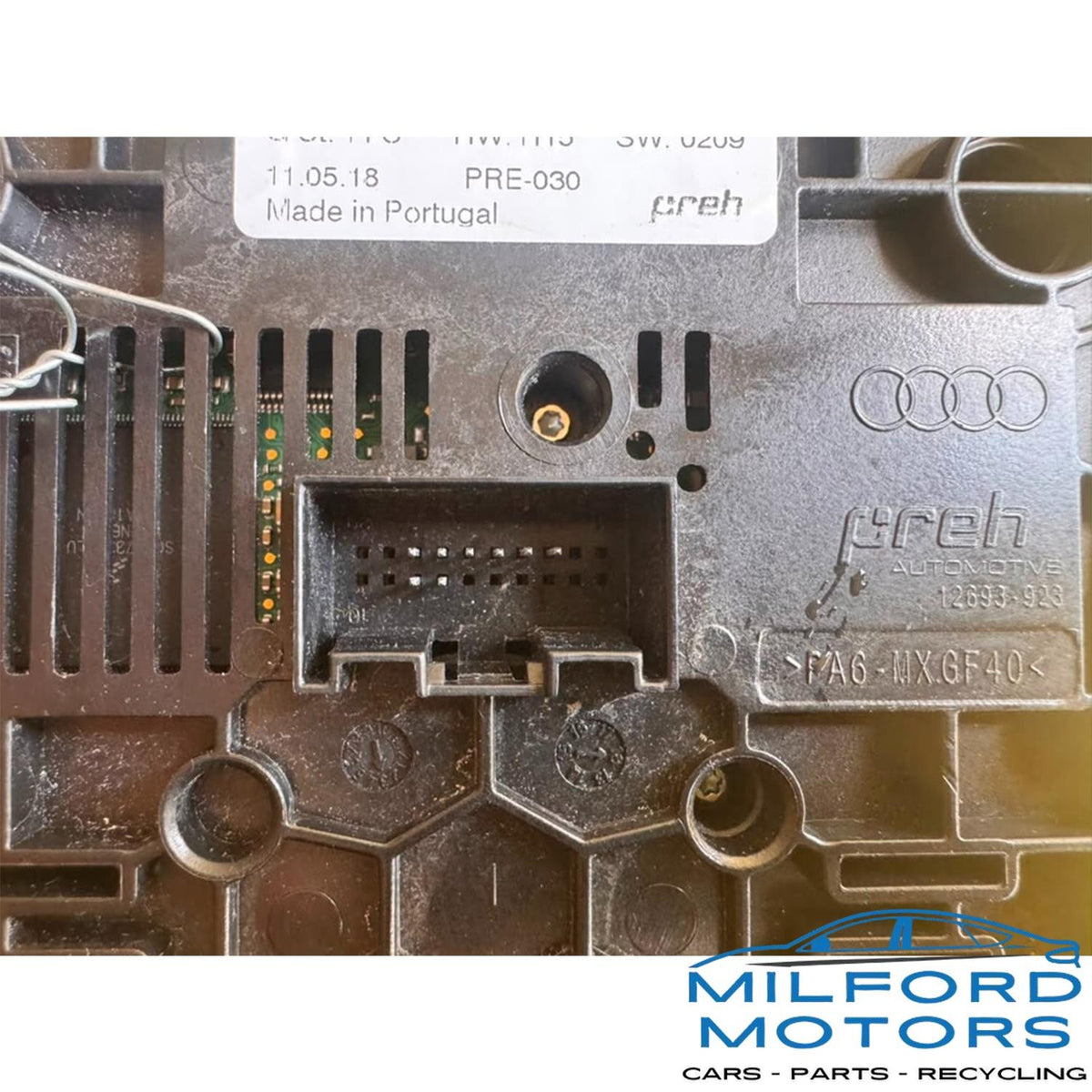 Radio Audio Control Console Mounted Fits 2018-2020 Audi Q5 SQ5 2.0L 80A919615