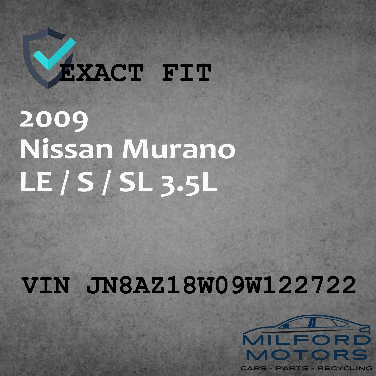 Black Temperature Control – Fits 2009 Nissan Murano LE / S / SL 3.5L