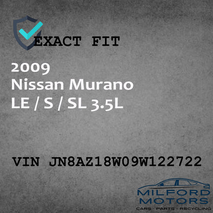 Black Temperature Control – Fits 2009 Nissan Murano LE / S / SL 3.5L