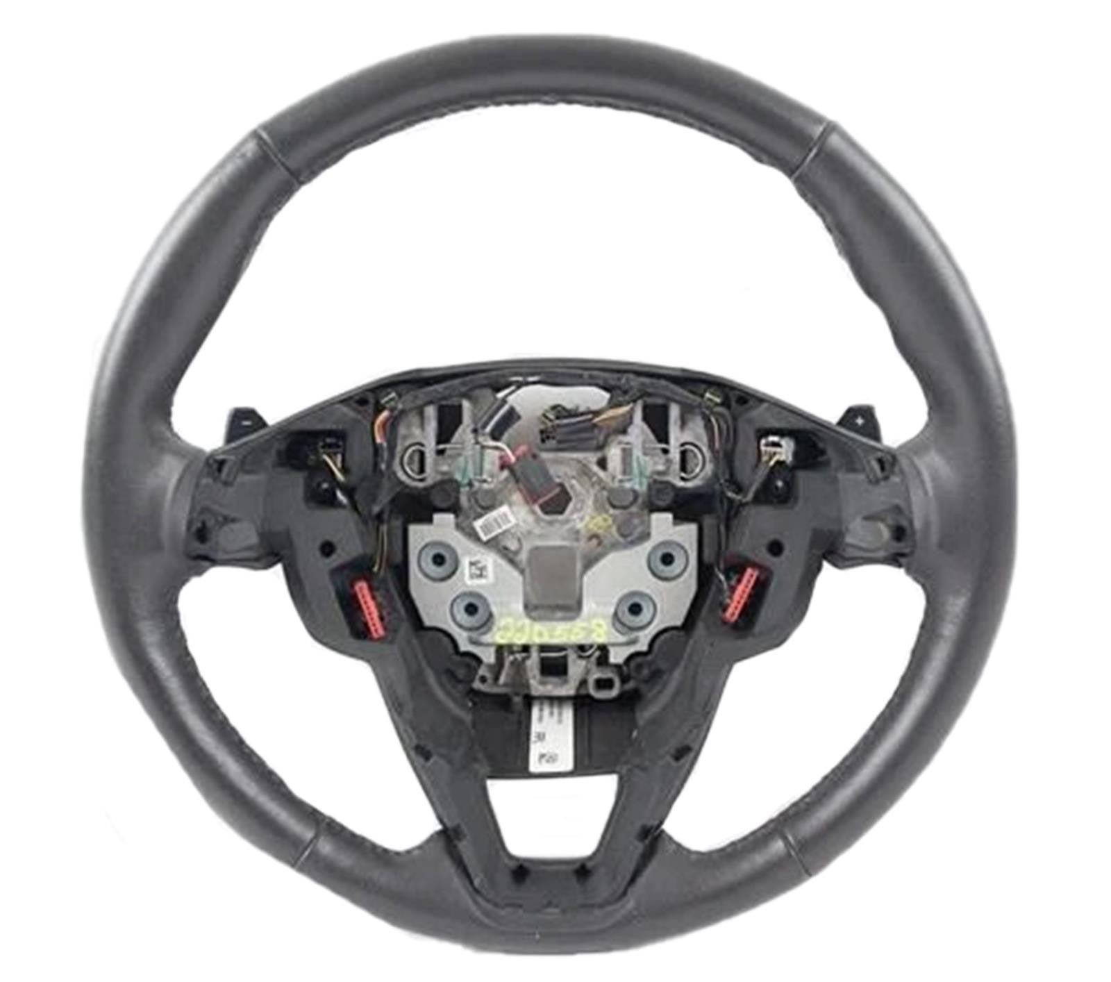 Steering Wheel Black Leather Non Heated Fits 2013 Ford Fusion Titanium Sedan L4