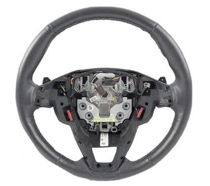 Steering Wheel Black Leather Non Heated Fits 2013 Ford Fusion Titanium Sedan L4