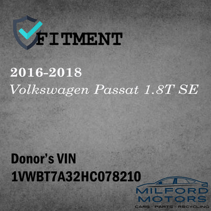 Front Bumper Assembly Fits for 2017 Volkswagen Passat 1.8T SE 1.8L