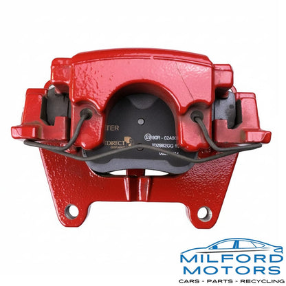 OEM Passenger Side Caliper Rear w/ Painted in Red Fits 2017 Jaguar F-PACE S 3.0L