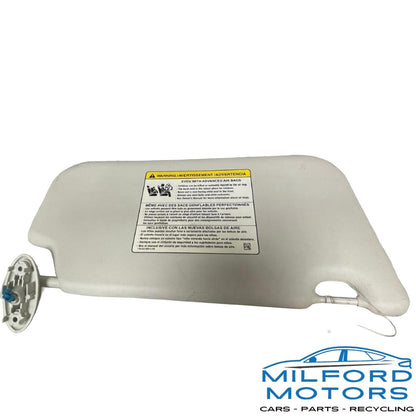 Driver Side Sun Visor Fits 2012 Ford Focus SE 2.0L