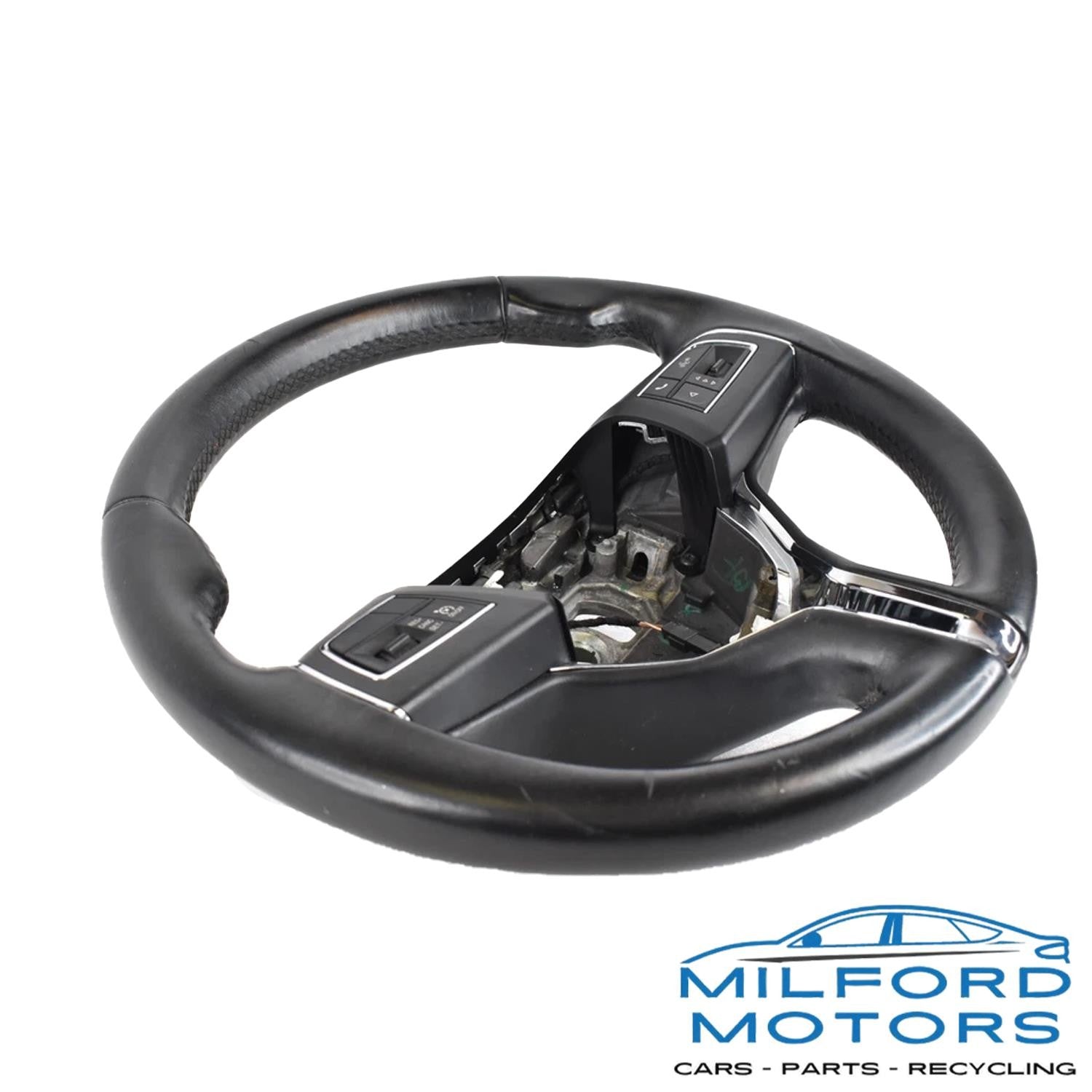 Black Leather Steering Wheel w/ Control Switch Fits 2016 Maserati Ghibli 3.0L