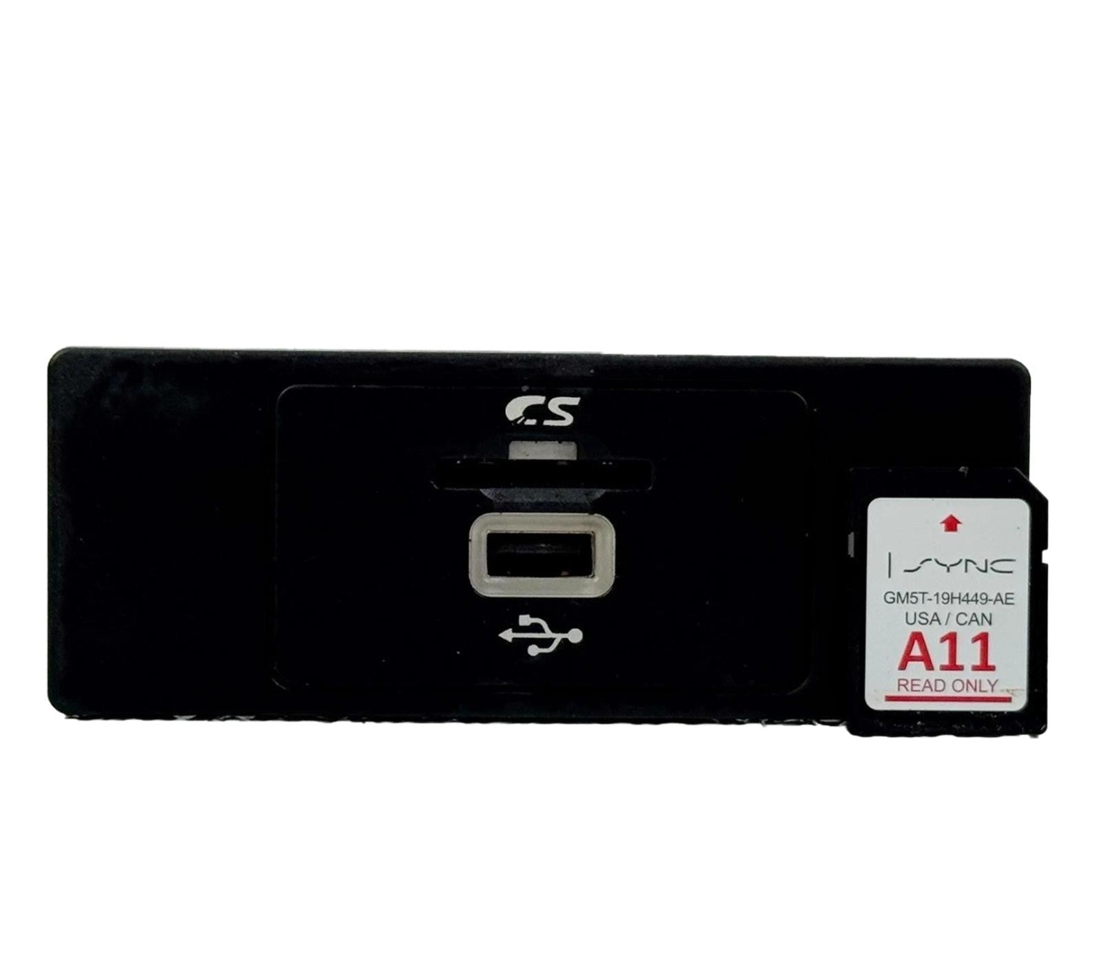 SD Card Slot USB Pocket Plug Media Interface - 2013 Fusion Titanium Sedan 2.0L