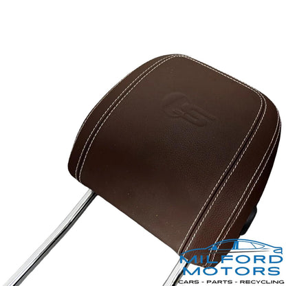 Front Right Side Seat Headrest Brown Leather Fits 2017 Jaguar F-PACE S 3.0L