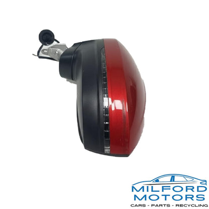 Driver Side View Mirror Manual Folding Fits 2022-2024 Volkswagen Tiguan 2.0L RED