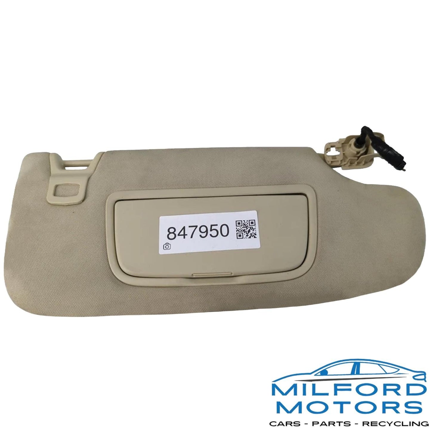 Right Passenger Side Sun Visor Mirror Fits 2013 Ford Fusion Titanium Sedan 2.0L