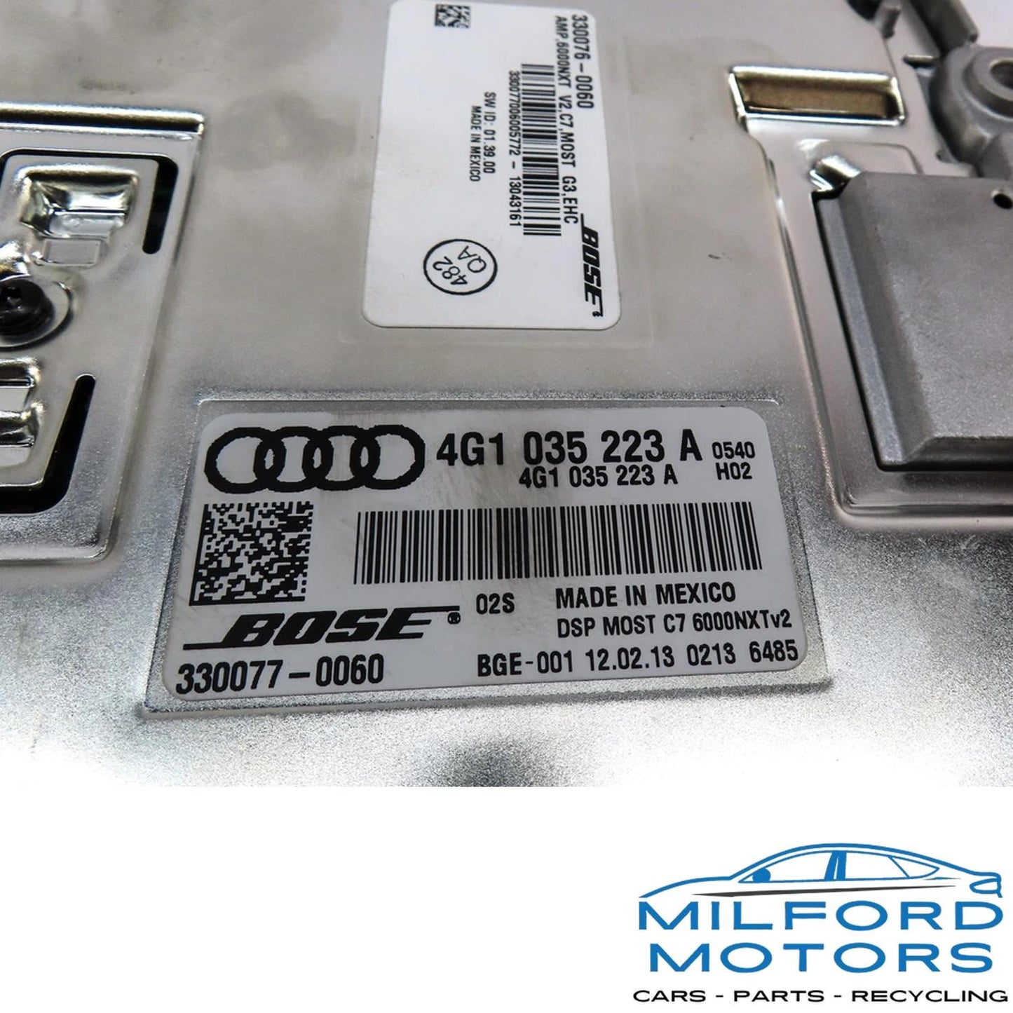 Radio Stereo Bose Audio Amplifier Fits 2015 Audi A8 quattro Sedan V8 4G1035223A