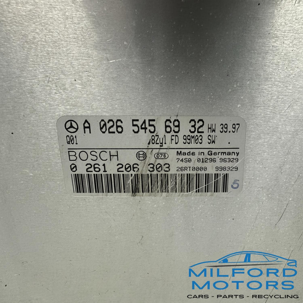 Electronic Control Module (ECM) Fits 02-05 Mercedes-Benz S500 S430 A0265456932