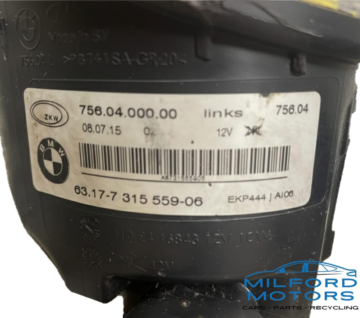OEM Passenger Side Corner/Park Light Fog-driving LED Fits 2016 BMW 328i 2.0L