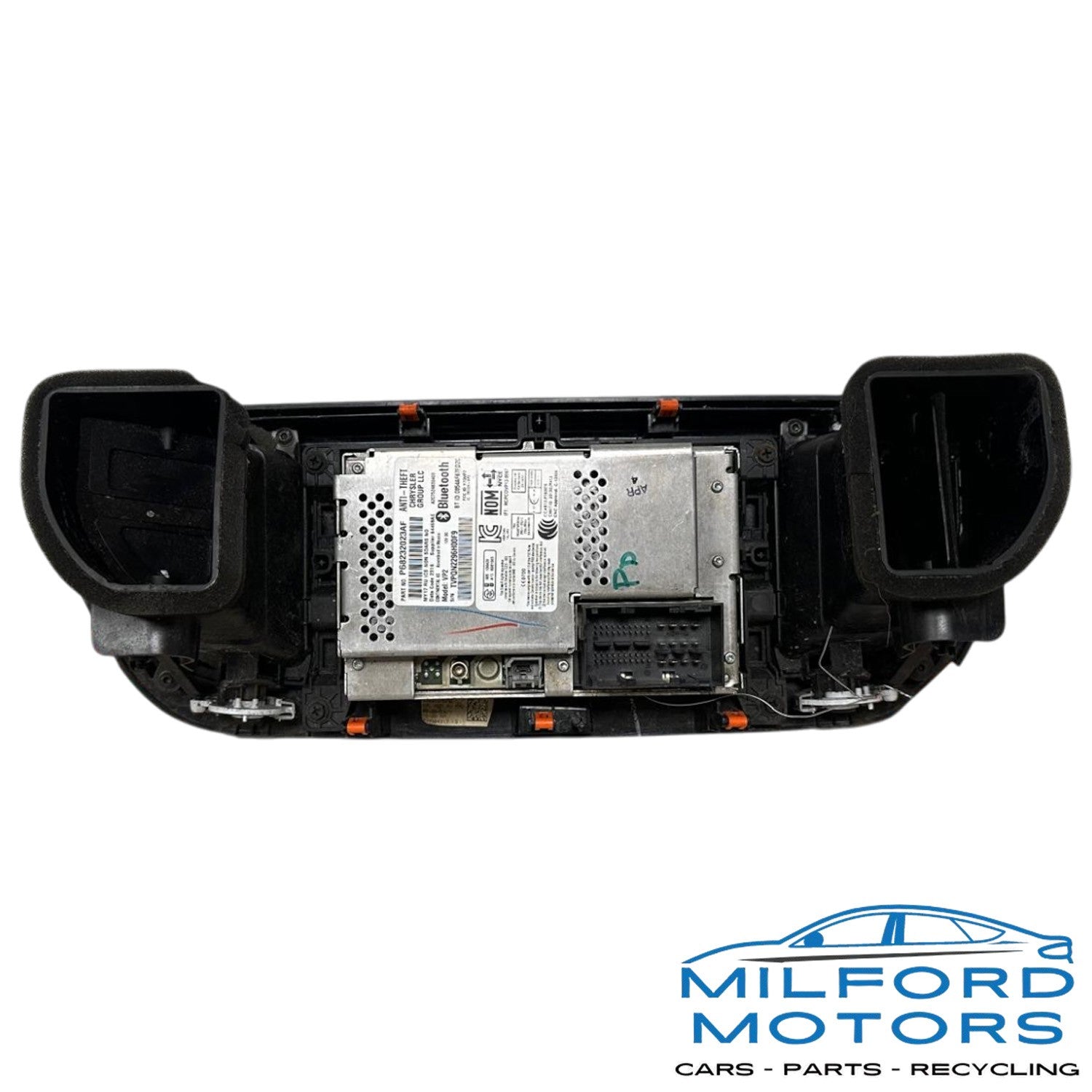 Used Radio Display & Receiver w/ 5.00" Touch Screen Fits 2017-2018 Pacifica 3.6L