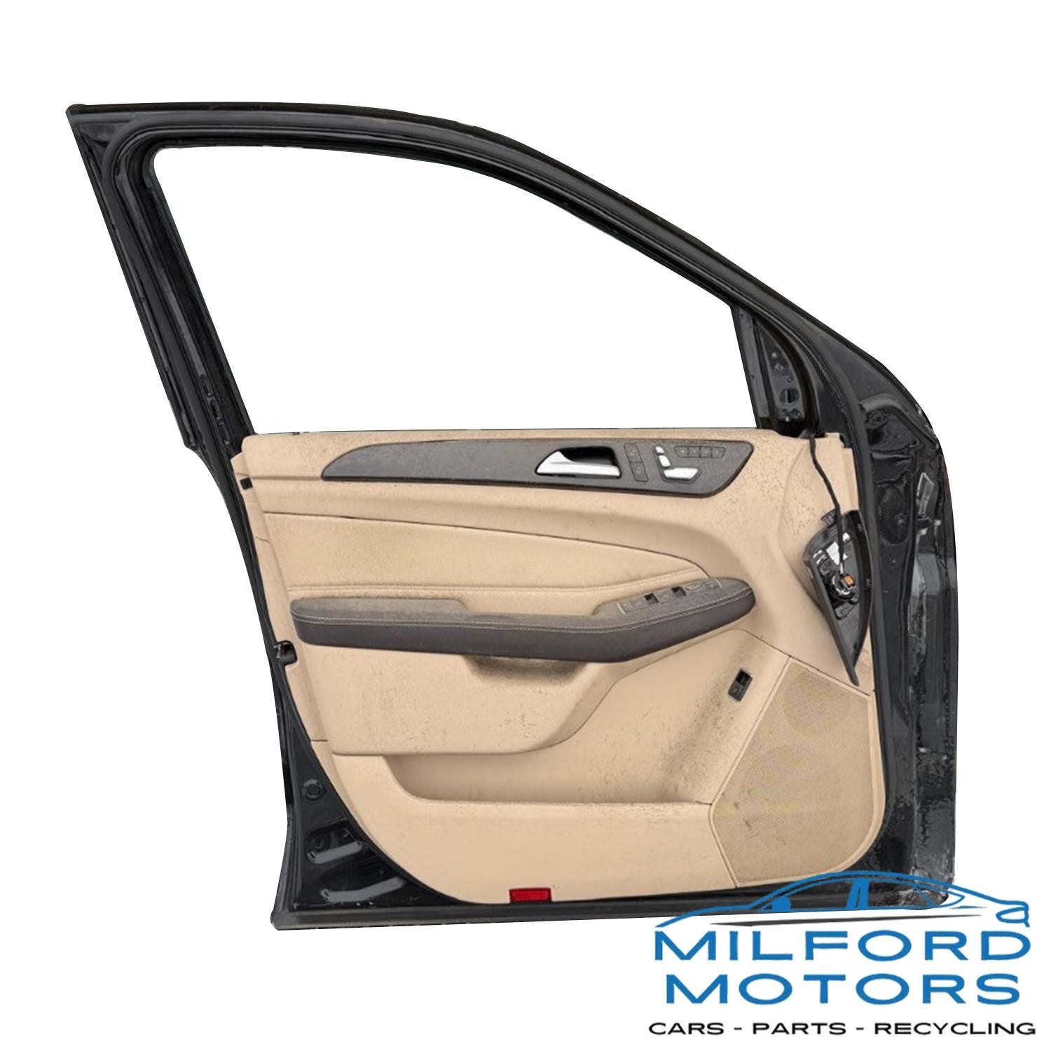 Black Front Driver Side Door Fits 2016 Mercedes-Benz GLE350 4MATIC 3.5L