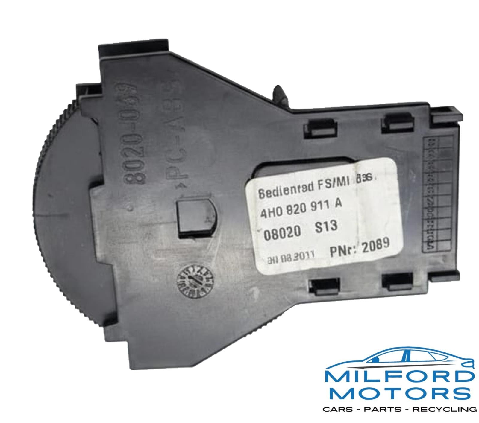 Dashboard Air Vent Dial Switch - 2015 Audi A8 quattro Sedan 4.0L 4H0820911A