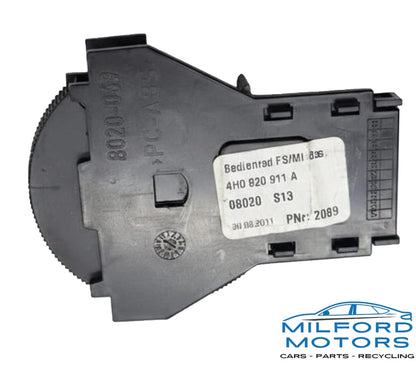 Dashboard Air Vent Dial Switch - 2015 Audi A8 quattro Sedan 4.0L 4H0820911A
