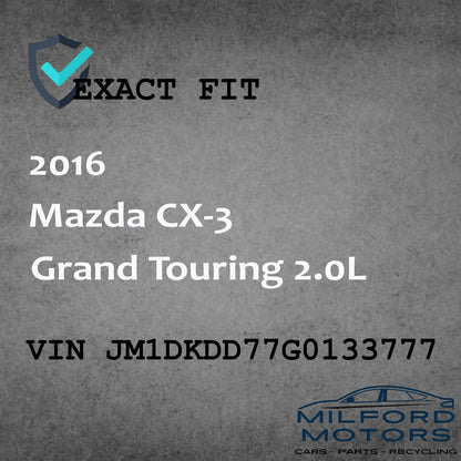 Black Manual Temperature Control - 2016 Mazda CX-3 Grand Touring 2.0L