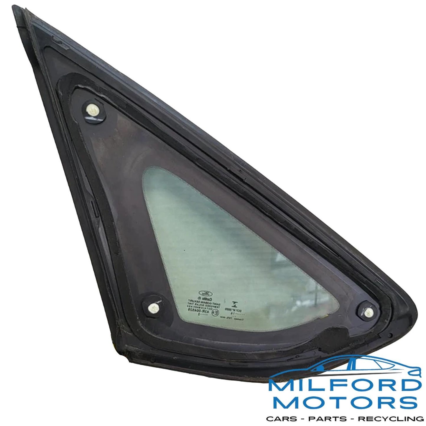 Rear Passenger Side Quarter Glass Fits 2013 Ford Fusion Titanium Sedan 2.0L