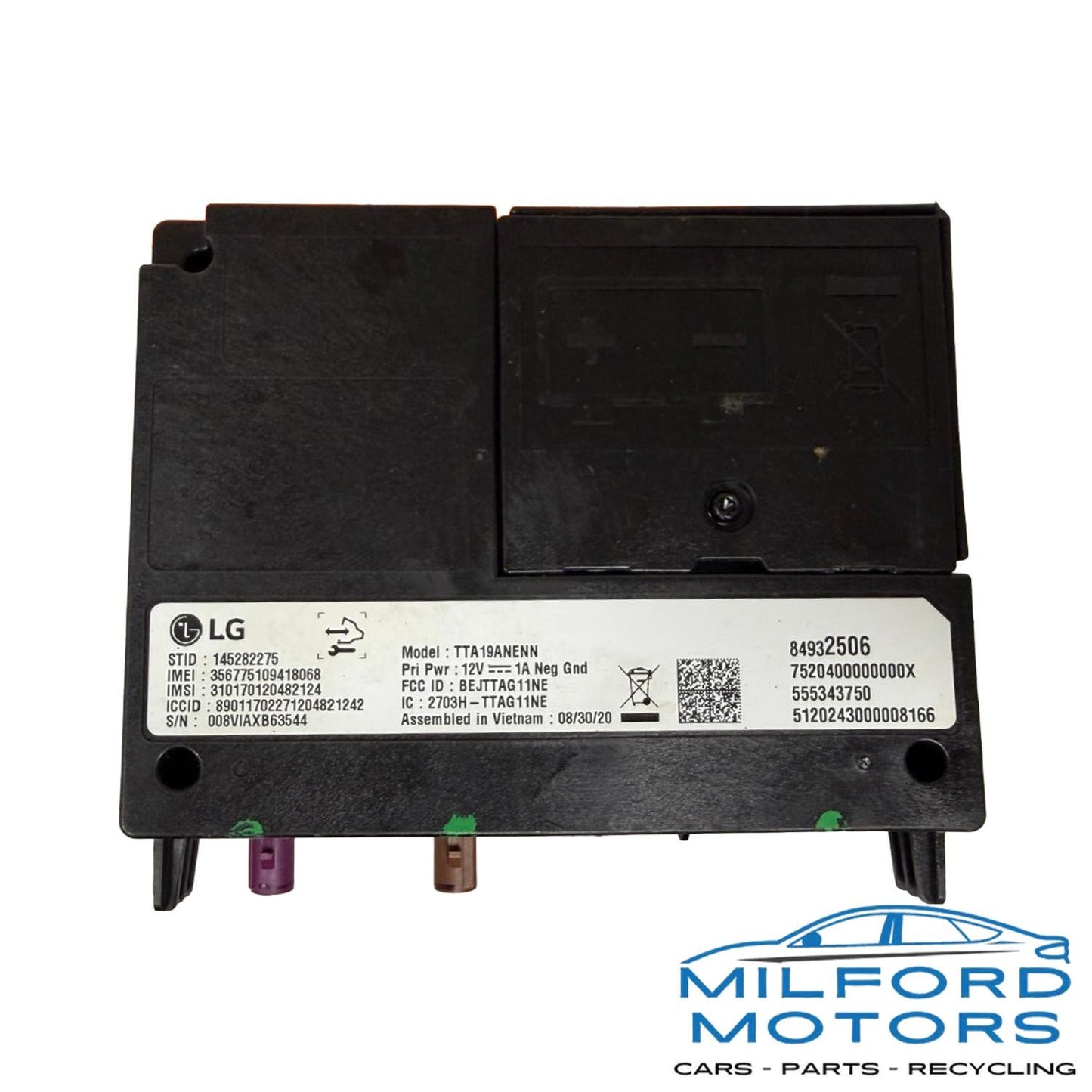 Chassis Communication Telematics Opt UE1 Fits 2020-2022 Equinox 1.5L ID:84932506
