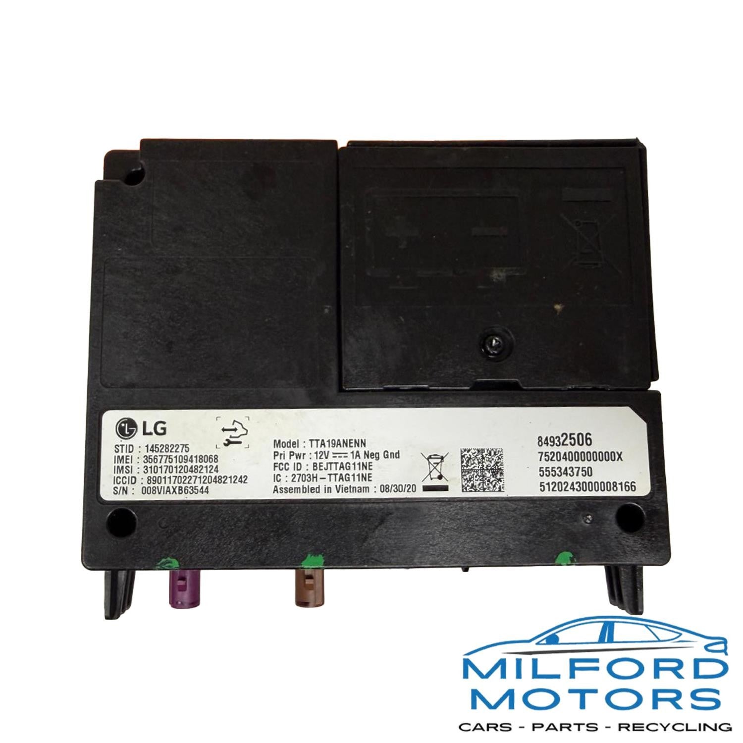 Chassis Communication Telematics Opt UE1 Fits 2020-2022 Equinox 1.5L ID:84932506