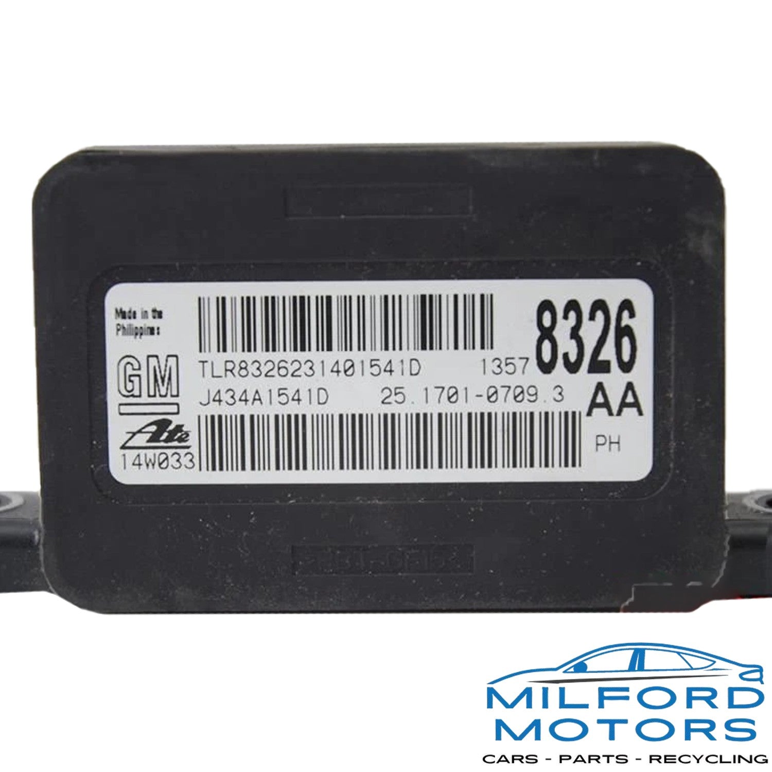 Yaw Rate Sensor Assembly Fits 2016 Chevrolet Cruze LT Auto Sedan 1.4L 13578326