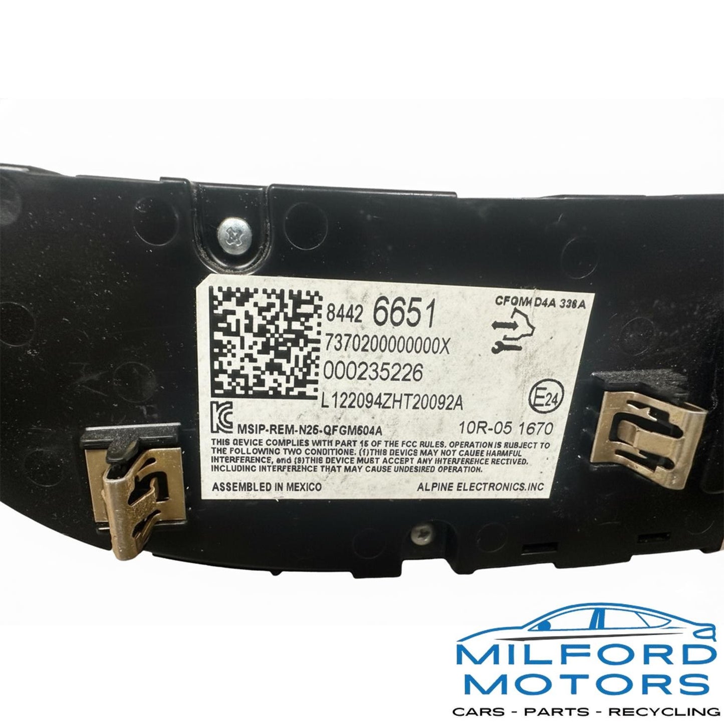 Black AC Climate Switch Control Fits 2019-2025 Chevrolet Malibu Sedan 1.5L