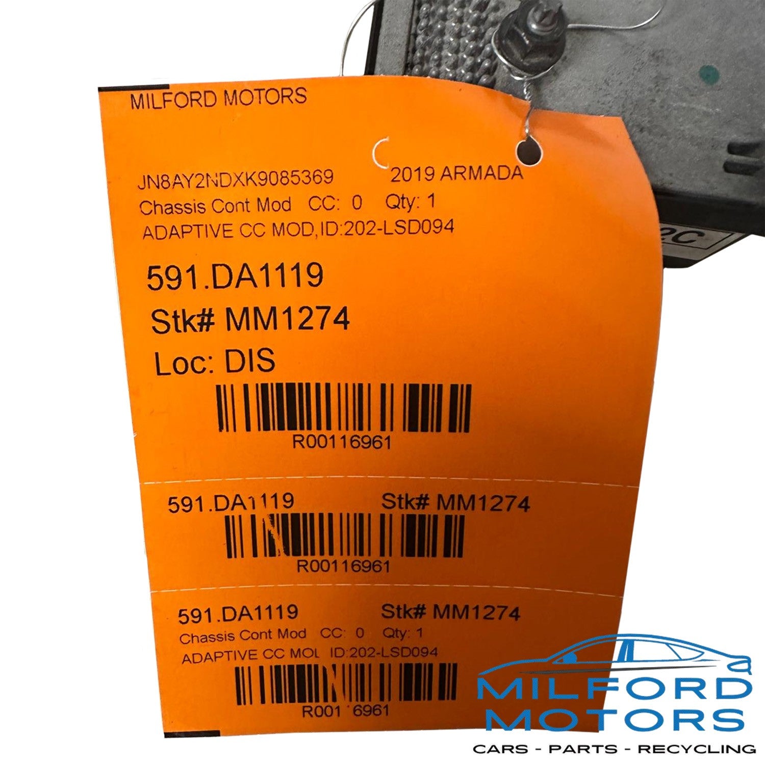 Adaptive Chassis Control Module Fits 2019 Nissan Armada 5.6L