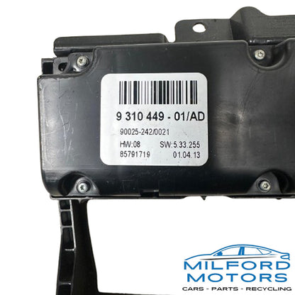 Black Front Automatic Temperature Control Fits 2007-2014 BMW X5 / X5M / X6 / X6M