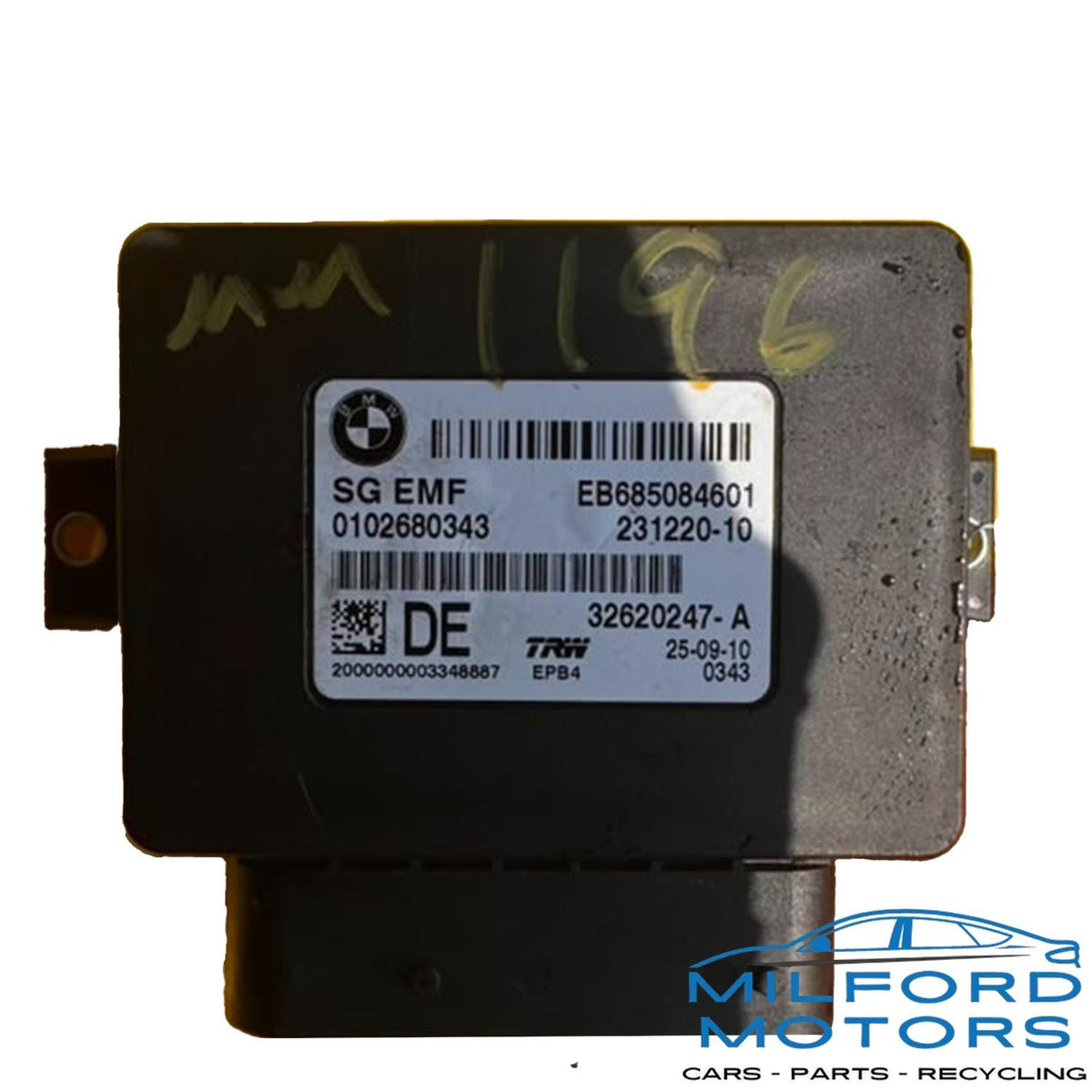 Parking Brake Control Module Fits 11-19 BMW 528i 535i 550i 640i 650i M5 M6 X3 X4