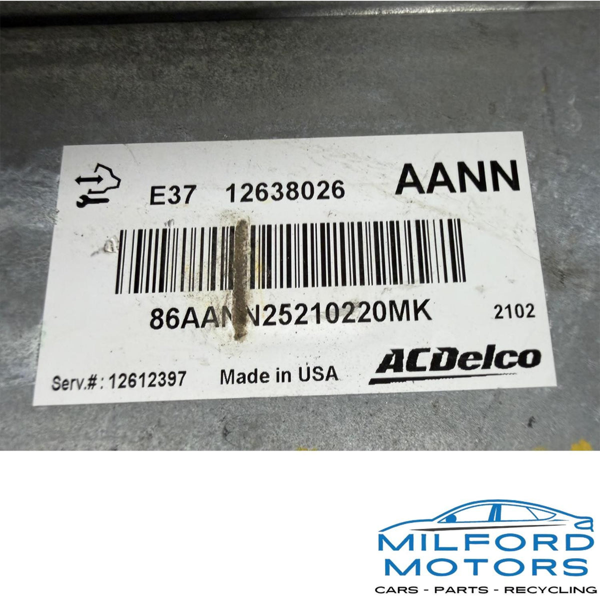 Electronic Control Module (ECM) Fits 07-12 Chevy Malibu Saturn Aura L4 12612397