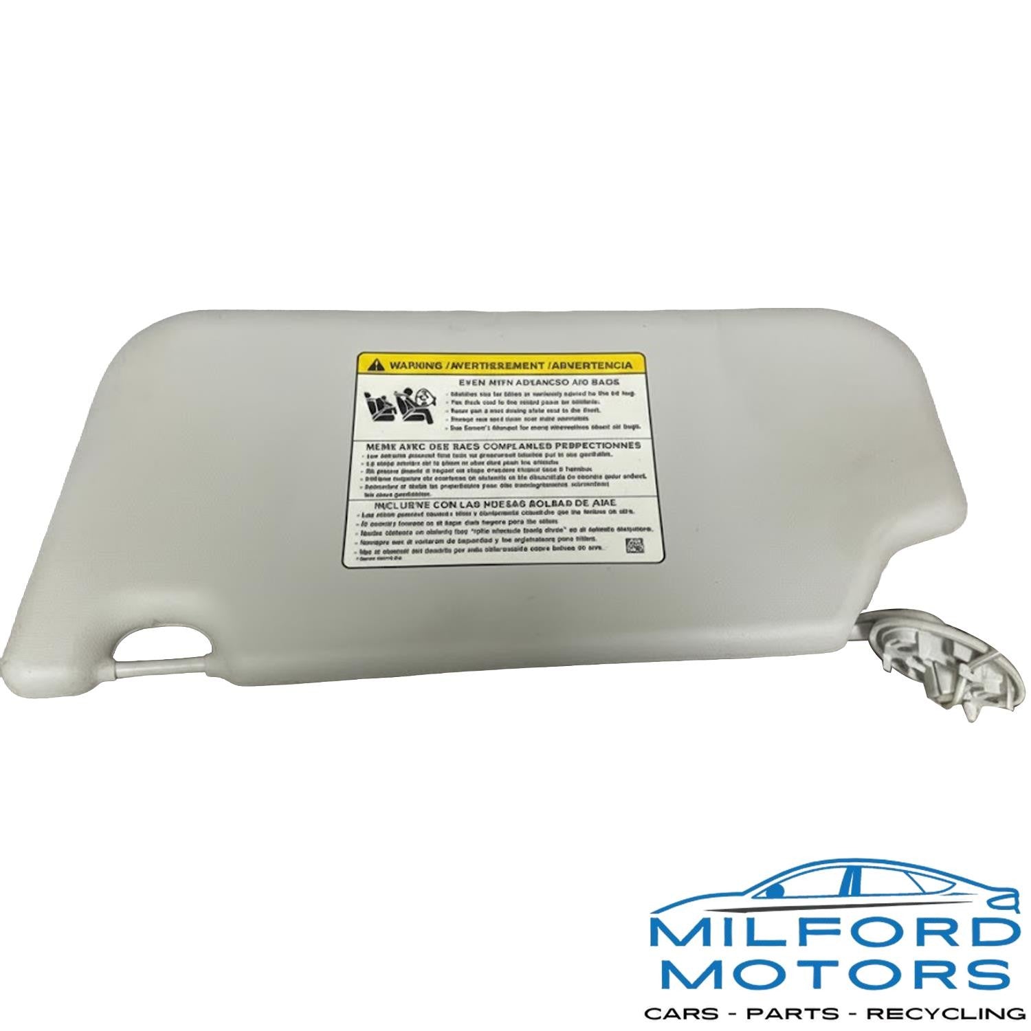 Passenger Side Sun Visor Fits 2012 Ford Focus SE 2.0L