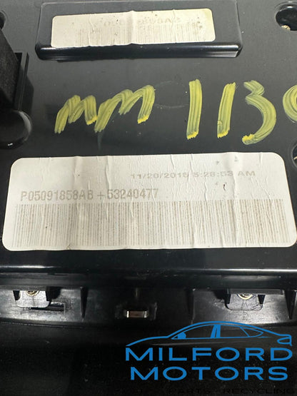 Climate Control Heat/AC Control 8.4" Display Screen 2014-2015 Dodge Durango V6