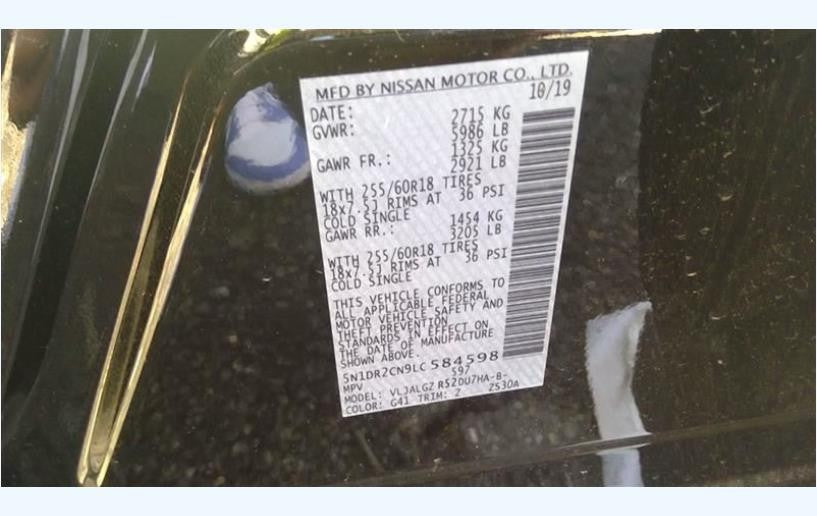 Driver Side Front Electric Door Assembly Fits 2016-2020 Nissan Pathfinder 3.5L