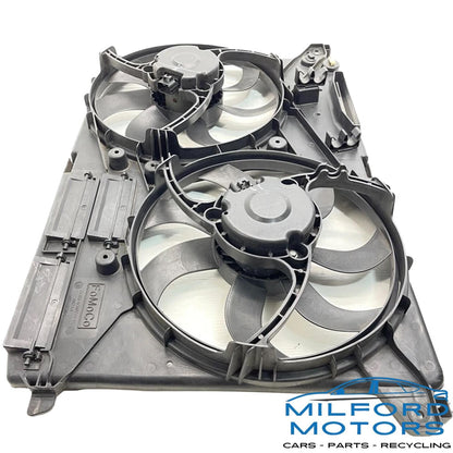 Dual Radiator Cooling Fan Motor Assembly Fits 2013 Ford Fusion Sedan 2.0L