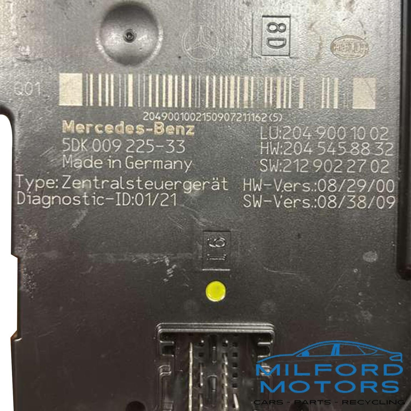 Rear Signal Activation Module (SAM) Fits 2010 C250 C300 C350 C63 3.0L 204900102
