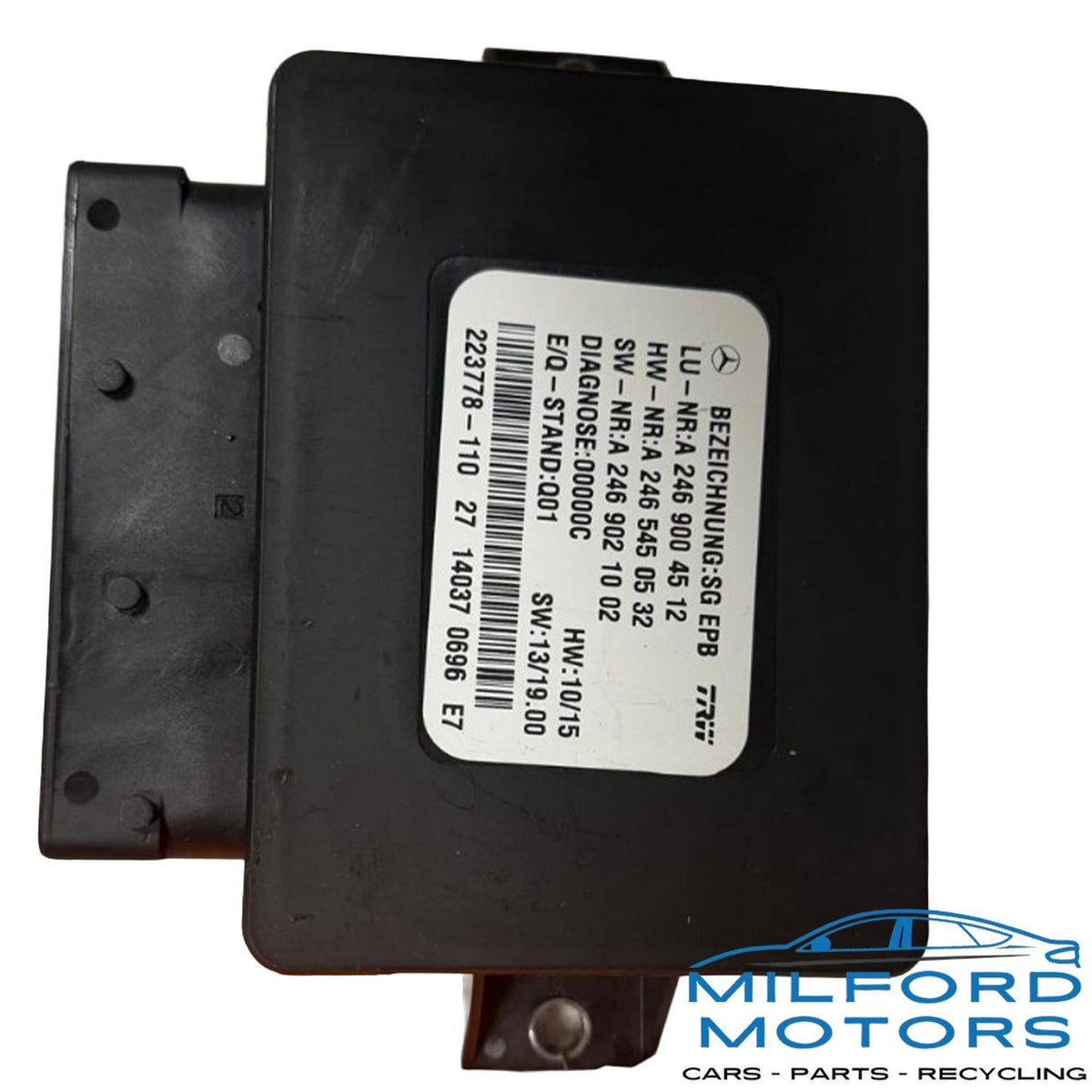 Parking Brake Module Fits 2014-2016 Mercedes-Benz B250 CLA250 CLA45 A2469004512