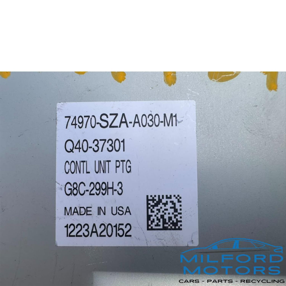 Chassis ECM Door Power Gate Control Fits 09-2015 Honda Pilot 3.5L 74970-SZA-A030