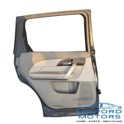 Black Rear Driver Side Door Fits 2007-2013 Acura MDX SH-AWD w/Tech 3.7L